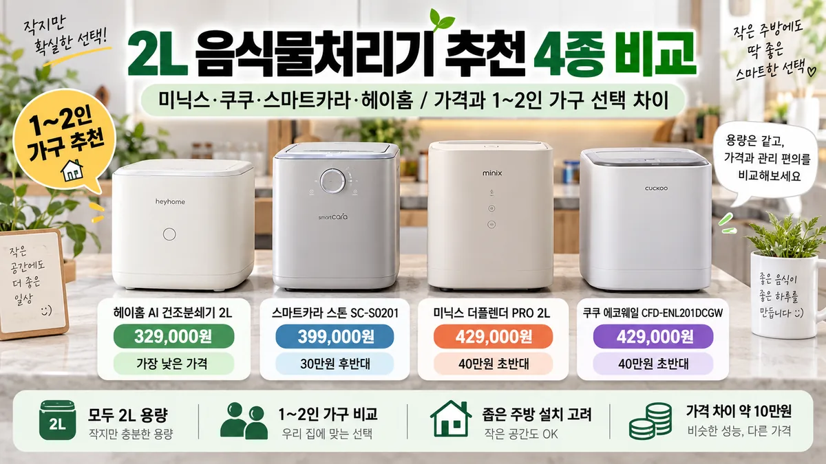 2L음식물처리기추천